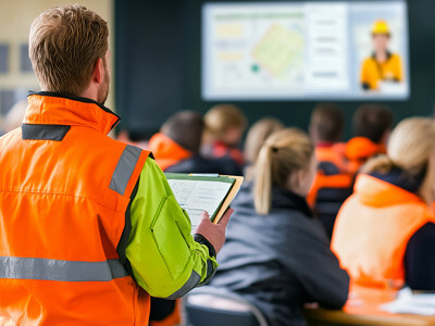 A classroom of workers reviews Duty of Care concepts