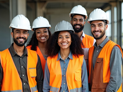 Workers repairing subsurface utility.