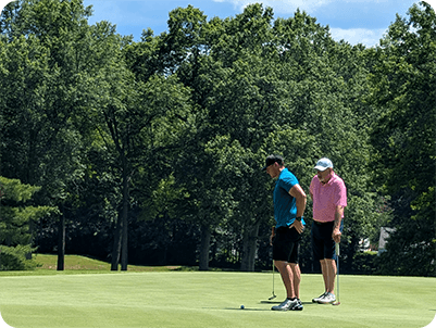 Golf tournament participants