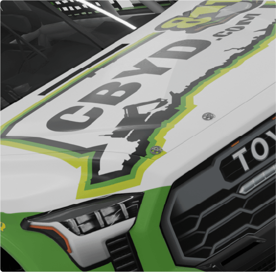 CBYD NASCAR vehicle wrap
