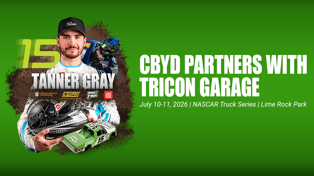 CBYD partners with TRICON Garage for NASCAR Lime Rock 2026