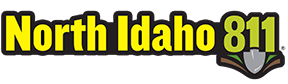 Full-color North Idaho 811 horizontal logo.